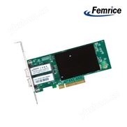 飞迈瑞克以太网25G双光口光纤网卡