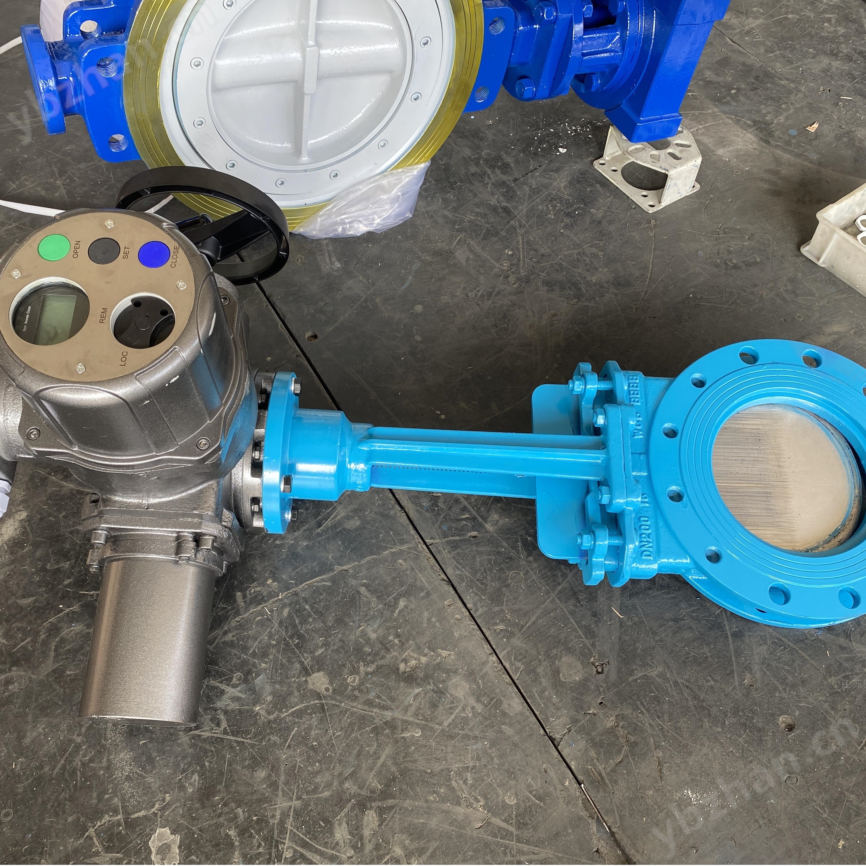 礦用智能一體化隔爆型電動刀閘閥