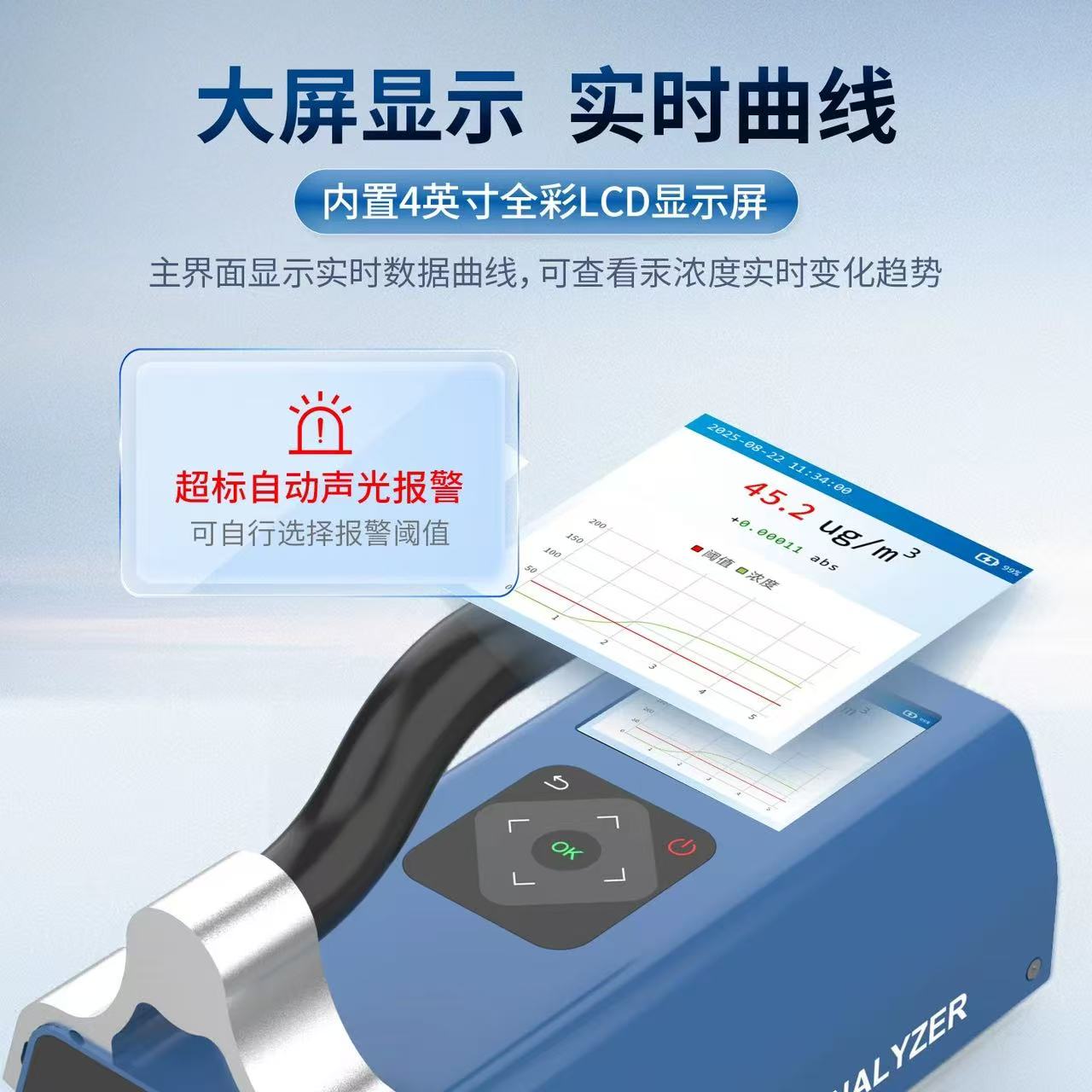 金壇泰納研發應急救援用汞蒸汽探測儀