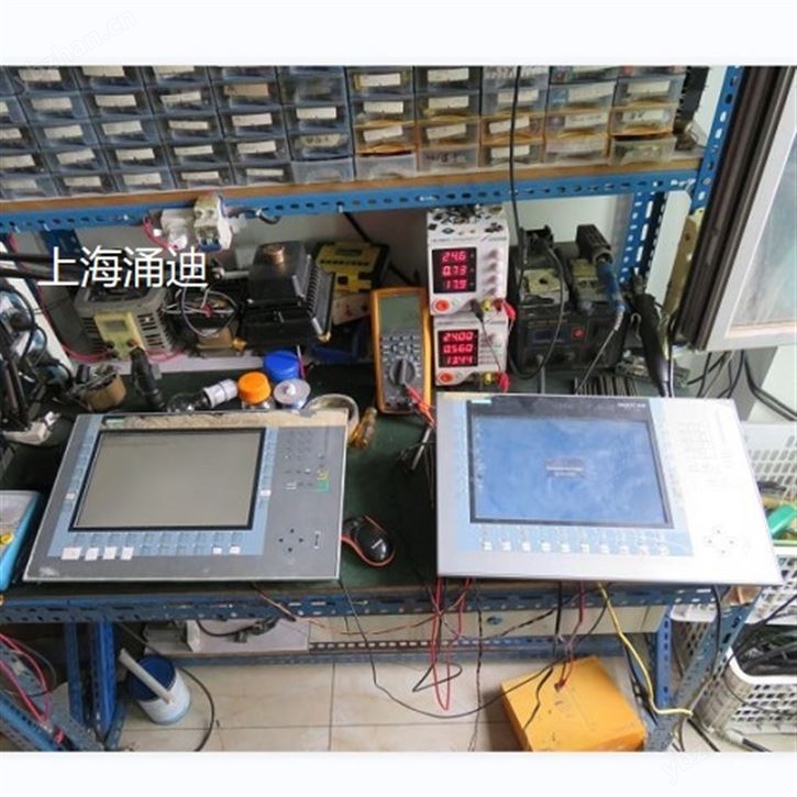 西门子触摸屏MP277开机显示花屏故障解决