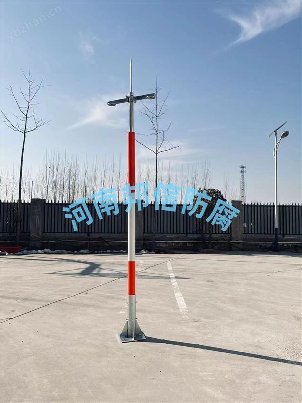 可倒伏气象站风杆玻璃钢支架拉线式支撑杆