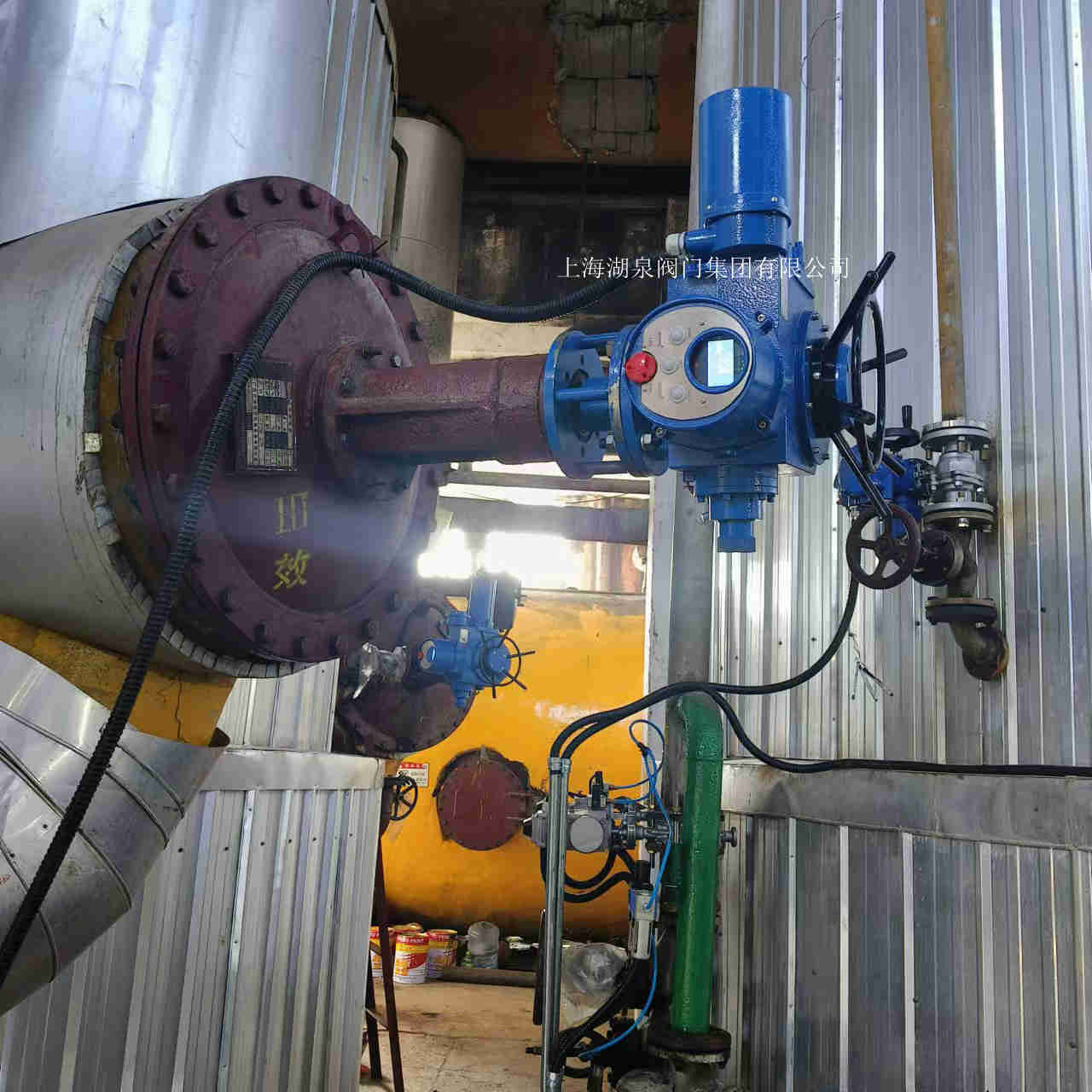 上海湖泉阀门集团现场安装调试