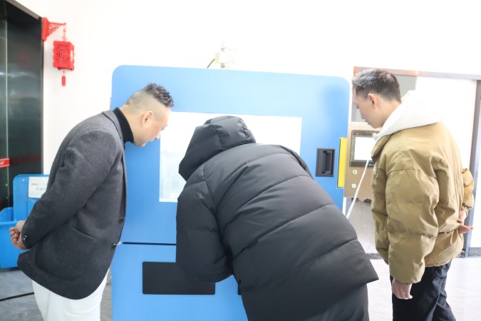 蒸汽噴射試驗機：上海XX公司到訪我司上海程斯考察設備