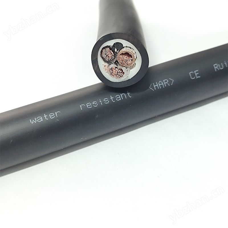 橡膠中壓電纜 單芯抗老化移動敷設(shè)線纜